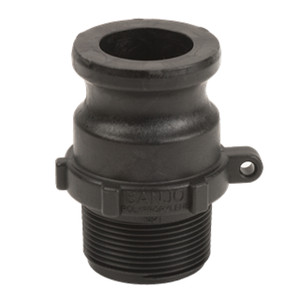 Banjo 150F Male Cam Lever Coupling Adapter 1.5 in. Polypropylene