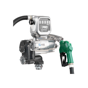GPI GPRO 35 GPM 120V Fuel Transfer Pump, Auto Diesel Nozzle, Fuel Meter (Liter)