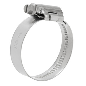 Mikalor Clamps LLC 03067009 16 mm Bandwidth 121-143 mm AISI 304 Stainless Steel ASFA High Torque W4 Hose Clamp - Box Qty 25