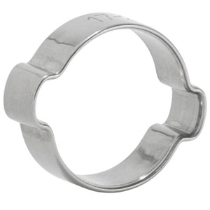Mikalor Clamps LLC 23012191 20-23 mm Stainless Steel W4 AISI 304 Two Ear Clip - Box Qty 250