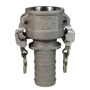 Dixon HAC100EZ 1 in. Cam & Groove Hastelloy Type C Coupler - Hose Shank