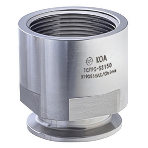 Kuriyama TCFPSSS150200 Stainless Steel  1 1/2 in. Tri-Clamp x 2 in. FNPT Pipe Adapter