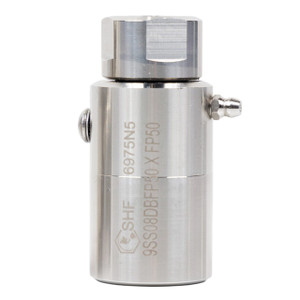 SHF SHF9SS08DBFP50XFP50 1/2 in. Female 304 Stainless Steel 90° Pipe Live Swivel