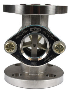 Dixon Series 14 Sight Flow Indicator 2 in. #150 TTMA Flange Neoprene Seal Delrin Propeller