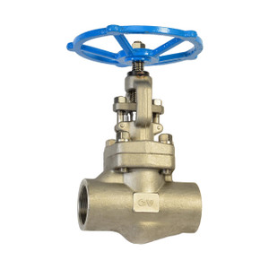 Chicago Valves 286SW010 1 in. Stainless Steel Gate Valve - Socketweld, Class 800 1975 PSI