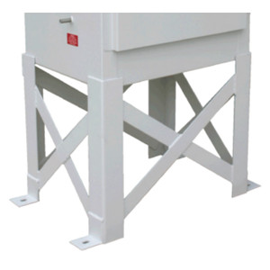 Morrison Bros 715---S400 AS Powder Coated Steel Four-Leg Stand for 10 Gal Remote Fill Box Spill Containers