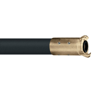 Kuriyama 1 in. T753AA Abrasive Material Blast Hose w/ 2-lug Brass Coupling Ends