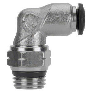 AIGNEP 50115N-5-M5, Swivel Elbow 5 mm Push-To-Connect Tube x M5 Thread - Pack of 10