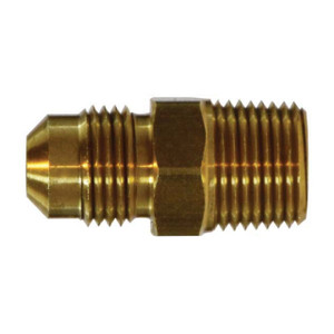 Midland Industries 10273 Brass S.A.E. 45° Adapter, 5/8 in. Male Flared x 1/2 in. MNPT