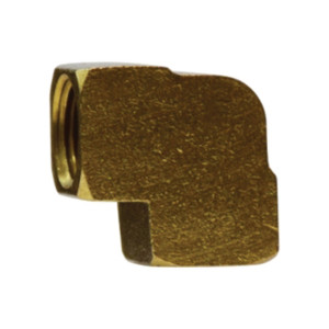 Midland Industries 28004 Brass 90° Female Barstock Elbow, 1/2 in. FNPT x 1/2 in. FNPT