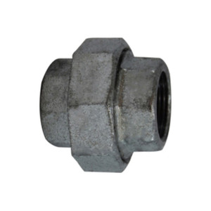 Midland Industries 64603 Union Fitting, Galvanized, 1/2 in. FPT x 1/2 in. FPT,  150 PSI