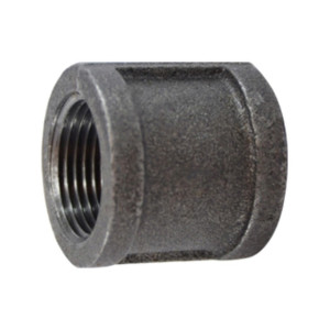 Midland Industries 65413 Coupling, Black Iron, 1/2 in. FPT x 1/2 in. FPT 150 PSI