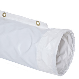 Flexaust Springflex FX-180 LF Sewn Single-ply PVC Coated Polyester Duct Hose 12 in. Dia. x 25 ft.