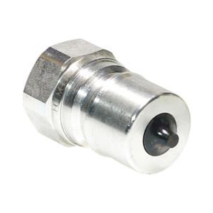 Holmbury IB10-M-06N 3/8 in. Carbon Steel ISO B Coupling 3/8 NPTF, ISO 7241:2014 W/ Nitrile Rubber Seal - Male