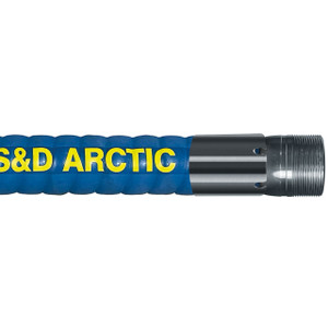 Kuriyama 2 in. Corrugated Arctic Petroleum Transfer Hose Assemblies w/ Aluminum Male NPT Ends