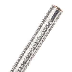 Techflex TTN0.50SV ThermaShield 1/2 in. x 100 ft. Cable Tube Temperature Resistant, Silver