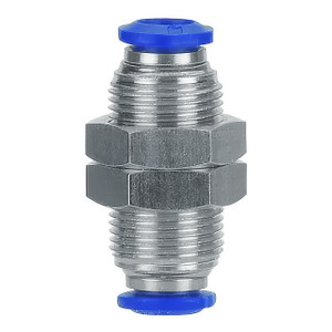 AIGNEP 88050-06, 3/8 in. Push-To-Connect Bulkhead Union Fitting - Pack of 10