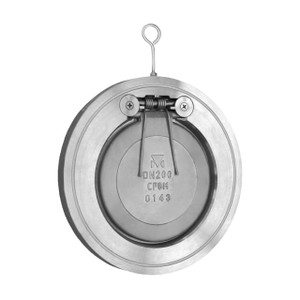 Titan Flow Control V12S0400 4 in. Stainless Steel Short Pattern Wafer Swing Check Valve w/ PTFE Seat & Seal - ASME Class 150