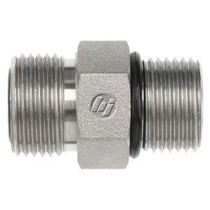 Brennan FS6400-04-04-O O-Ring Face Seal Port Connector 1/4 in. Steel