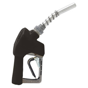 Husky 1GS 1 in. Heavy-Duty Automatic Diesel Farm Nozzle w/ Hold Open Clip, Black