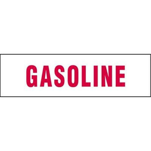 Gasoline Vinyl Sticker 6 in. x 21 in.