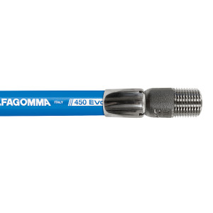 Kuriyama T450LE 1/2 in. x 75 ft. Water Washdown Hose Assembly w/ Male NPT Stainless Steel Ends