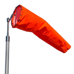 Custom Windsock OW1872 Orange AviationWindsock- 18 ft. x 72 ft.