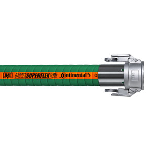 BadgerFlex C-Series 3 in. Chemical Transfer Hose w/ Stainless Steel Part C Female Couplers, 200 PSI