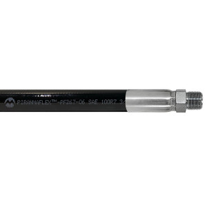Kuriyama Piranhaflex PF267 3/8 in. Hydraulic Hose Assembly w/ Male NPT Ends