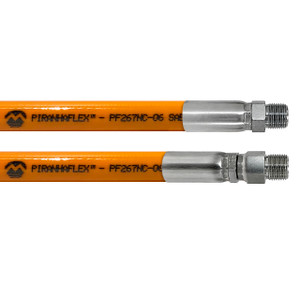 Kuriyama Piranhaflex PF267NC 1/4 in. Hydraulic Hose Assembly w/ Male NPT x Swivel Male NPT Ends
