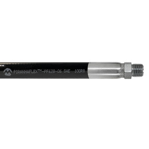 Kuriyama Piranhaflex PF628 1/4 in. Hydraulic Hose Assembly w/ Male NPT Ends