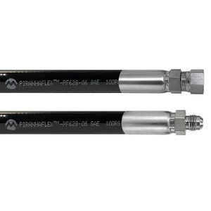Kuriyama Piranhaflex PF628 1/2 in. Hydraulic Hose Assembly w/ Male JIC Seat x Female JIC Seat