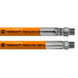 Kuriyama Piranhaflex PF628NC 1/2 in. Hydraulic Hose Assembly w/ Male NPT x Swivel Male NPT Ends