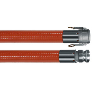 Kuriyama ORV 3/4 in. Oil Resistant PVC Suction Hose Assembly w/ Part C Female Coupler x Part E Male Adapter