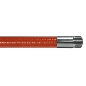 Kuriyama WOR 3 in. Heavy Duty Oil Resistant PVC Suction Hose Assembly w/ Male NPT Ends