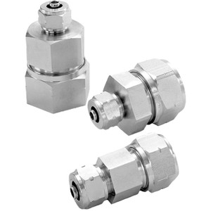 Chicago Fittings 750 Steel Service to Plastic Service with Integral Stiffener 5/8 in. OD Steel x 1/2 in. CTS