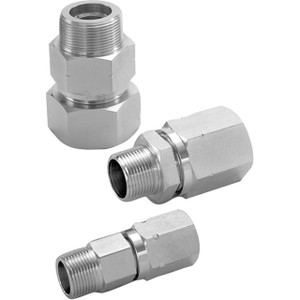 Chicago Fittings 85 Outdoor Service Head Adapter with Integral Stiffener 1/2 in. CTS x 3/4 in. MPT x 3/4 in. FPT