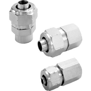 Chicago Fittings 697 Female Steel Adapter with Integral Stiffener 1/2 in. CTS x 3/8 in.FPT
