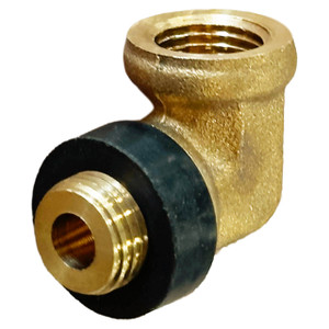 Norgas VE-0125 N5A Brass Vent Elbow