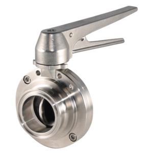 Wayland Ind. W6BFVHXTCE2TS 2 in. 316 SS Tri-Clamp Butterfly Valve w/SS Trigger Handle, EPDM Seal