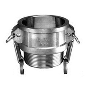 Kuriyama 1 in. Stainless Steel Quick Couplings - Part B Female Coupler x Male NPT
