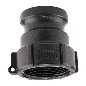 Banjo 1 in. x 1 1/4 in. Polypropylene Cam Lever Couplings - Part A - 1 in. Male Adapter x 1 1/4 in. FNPT