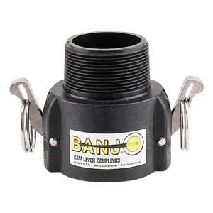 Banjo 1 in. x 1 1/4 in. Polypropylene Cam Lever Couplings - Part B - 1 in. Female Coupler x 1 1/4 in. MNPT