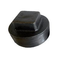 JME Male NPT Malleable Iron Threaded Plugs - 2 in.