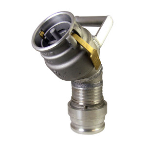 Civacon 633CPP Vapor Recovery Coupler w/ 45° Swivel Male Camlock Inlet & Handle - 4 in.