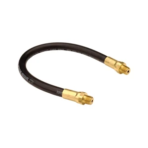 Dixon 1/8 in.-27 MNPT Grease Whip Hose Assembly, 3000 PSI, 2 ft. Length