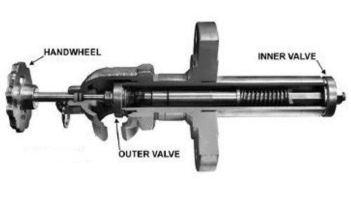 Shand & Jurs Model 96181 2 in. Water Drain Valve with 3 in. Mounting Flange