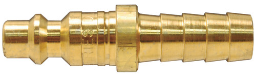 Dixon Air Chief Brass Industrial Quick-Connect Plug 3/8 in. Hose Barb x 1/4 in. Body