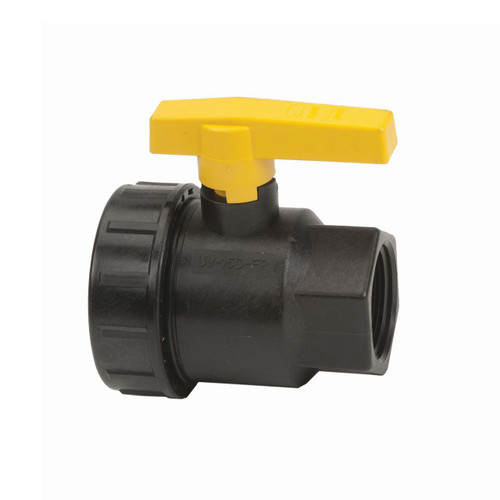 Banjo 1 1/2 in. Single Union Polypropylene Ball Valve