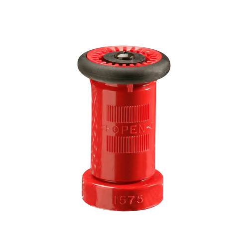 United Fire Safety 1 1/2 in. Chicago (FD) Combination Stream Fog Shut-Off Nozzle